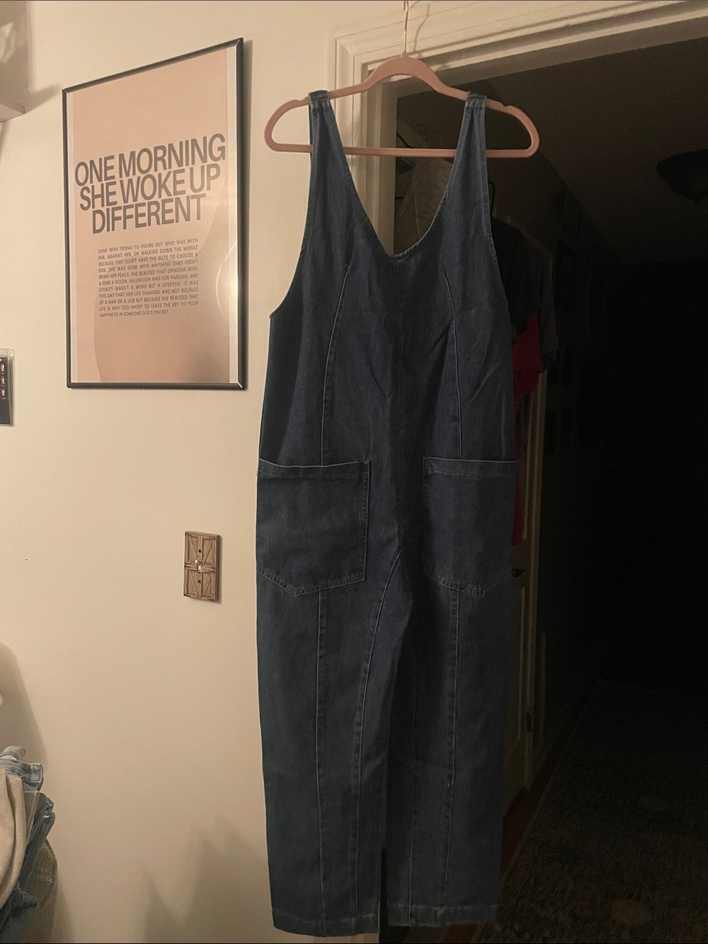Levi's Dark Blue Denim Overalls
